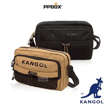 KANGOL 袋鼠 側背包 附零錢包 獨家款【61551703】時尚 大容量 防潑水 包包 多隔層 日韓穿搭