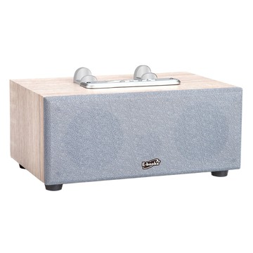 E-books D39 木質支架藍牙喇叭 2合1手機支架 10W大功率雙喇叭  E-EPD226  木紋