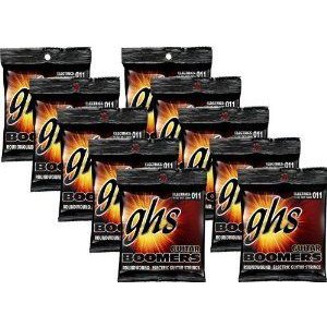 GHS Boomers Medium Electric Guitar Strings 10-Pack