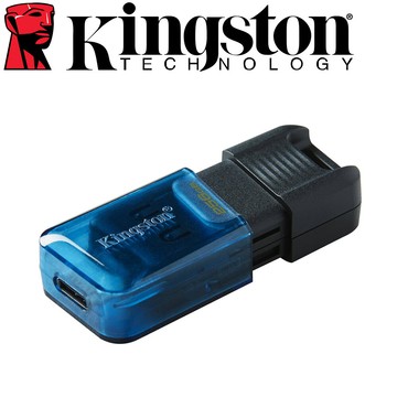 kingston 金士頓 256g usb3.2 type-c伸縮蓋 隨身碟 dt80m/256gb