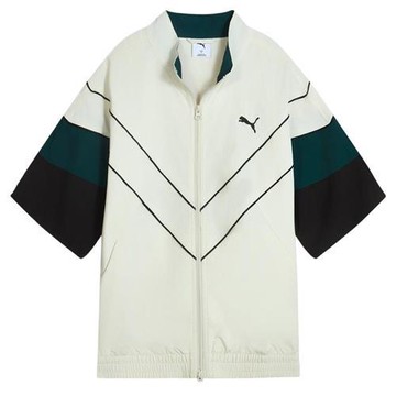 Puma 風衣外套 男裝 女裝 瘦子同款 復古 灰綠【運動世界】63427605