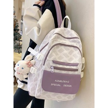 初中學生書包女輕便小清新高中女生小學生三到五六年級雙肩包背包