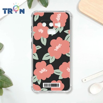 TRON 三星 NOTE 9 平塗手繪花朵A款 四角防摔載具殼 軟殼 手機殼