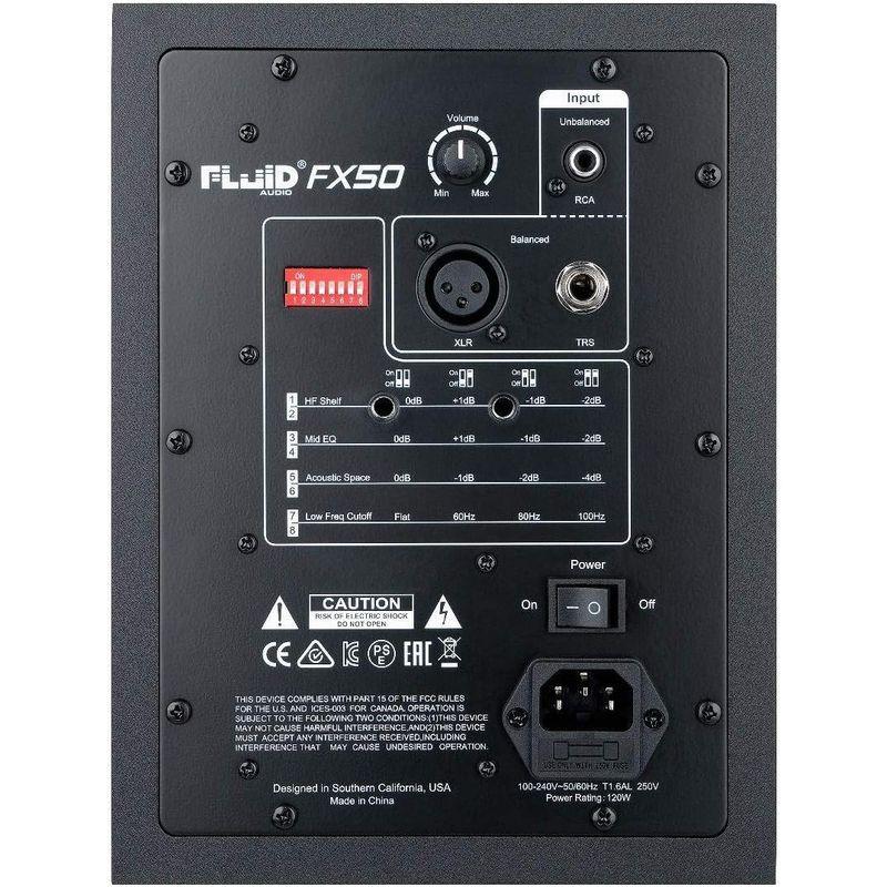 Fluid Audio FX50 同軸型モニタースピーカー（単品） ブラック