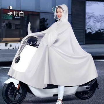 雨衣電動車雙人母子女親子長款全身防暴雨電瓶摩託車專用透明雨披