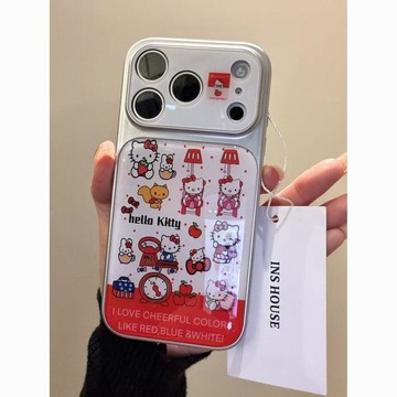 凱蒂貓適用蘋果17AIR/16PROMAX手機殼15大視窗14iPhone13套