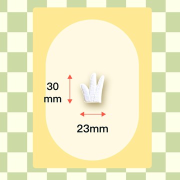 燙布貼 | 小草 ( 白 )