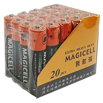 MAGICELL無敵強電池 3號20入 / 4號20入 1.5V  碳鋅電池 乾電池