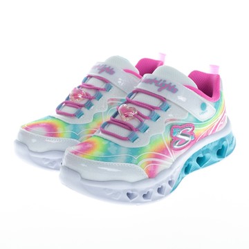SKECHERS 女童鞋 女童系列 燈鞋 FLUTTER HEART LIGHTS - 303253LWMLT
