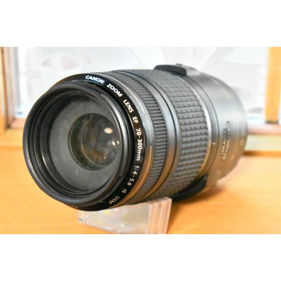 一眼レフカメラ 初心者 中古一眼レフ Canon EF 70-300mm F4-5.6 IS USM レンズ マクロレンズ 