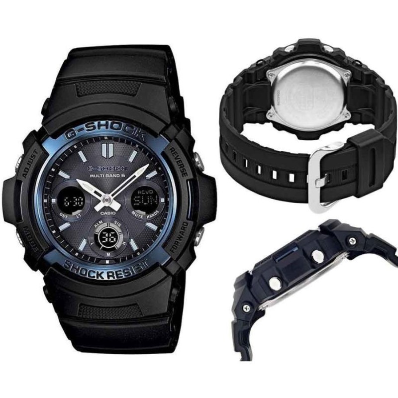 カシオ 時計 CASIO G-SHOCK Gショック 電波ソーラー AWG-M100A-1A ...