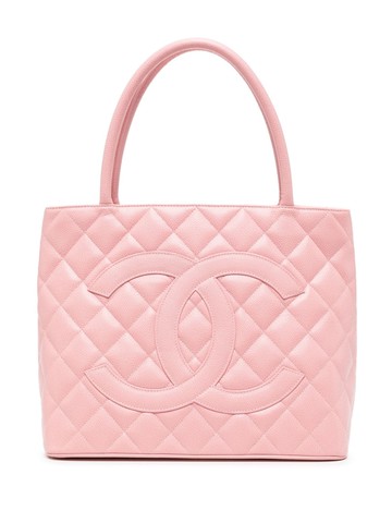 CHANEL Pre-Owned - Medallion tote bag - women - Leather - One Size - Pink