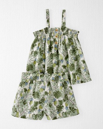 Toddler Tropical Print LENZING™ ECOVERO™ Sun Set