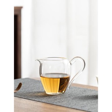 南山先生清云玻璃公道杯耐熱透明泡茶功夫茶具茶海分茶器茶漏配件