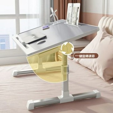 床上小桌子 可升降電腦桌 折疊桌 宿舍懶人簡易書桌 家用飄窗(升降電腦桌)