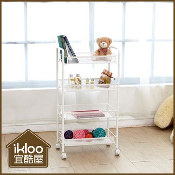 IKLOO_可移式四層萬用置物推車