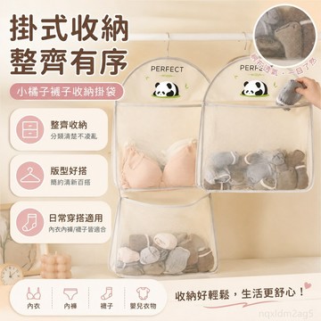 家居 襪子收納掛袋裝內衣內褲盒網兜衣櫃懸掛式收納神器宿捨墻壁收納袋 便捷 衣櫥 內衣收納 衣櫥收納 衣櫃收納分層