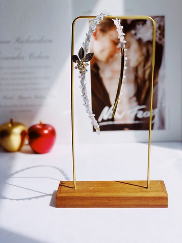 原創白色典雅款細髮箍