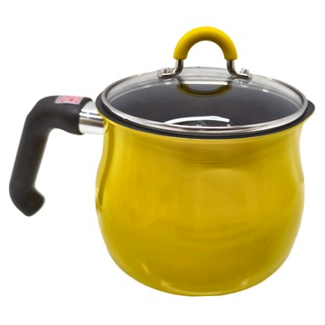 FREIZ 和平 七種功能煎鍋 炒鍋 油炸鍋 黃色 尺寸M (2.2L附鍋蓋)  1個  14cm