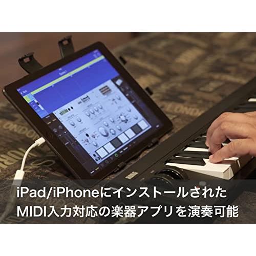 KORG （コルグ） ワイヤレス MIDI キーボード コントローラー Bluetooth DTM プラグイン付属 microKEY2 Air （マイクロキー・エアー） 25鍵盤