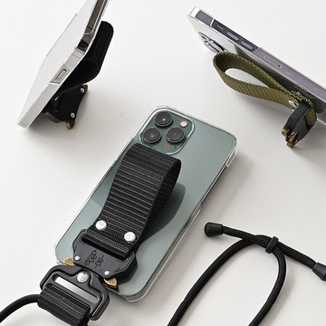 易於穿脫，相容於所有型號，相容於 Android 智慧型手機保護套 [快速拆除保護套套裝] 智慧型手機肩部、腰帶、智慧型手機背帶 CM03M