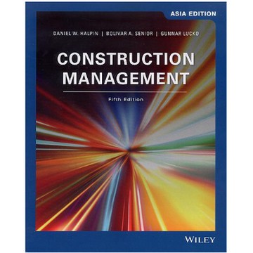 滄海-建宏 Construction Management 5/e Halpin 9781119599005 <建宏書局>