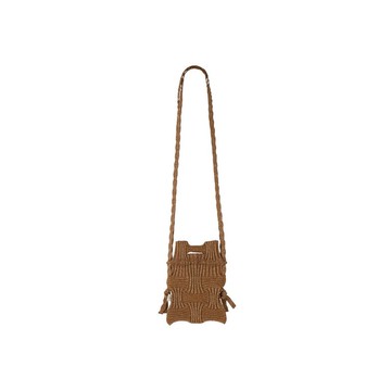 Mini Cross Bow Bag - Glitter Camel