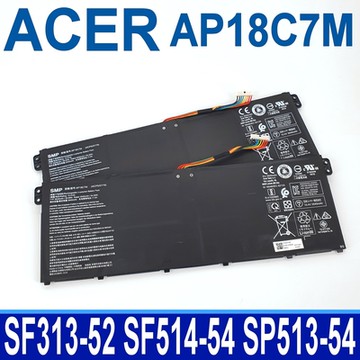 ACER AP18C7M 電池 Swift3 SF313-52T SF313-52G Swift5 SF514-54GT SF514-54T SF514-55T SP513-54N SP513-54