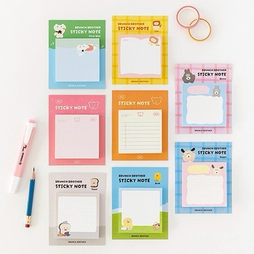 Romane Brunch Brother早午餐兄弟便利貼Ver.3