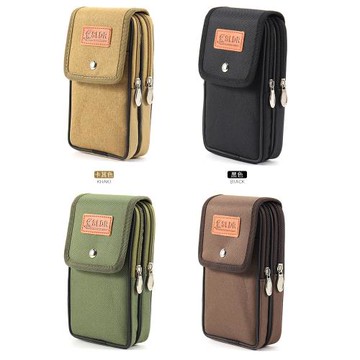 工地干活手機腰包男士新款戶外休閑手機小包戰術掛包穿皮帶手機套