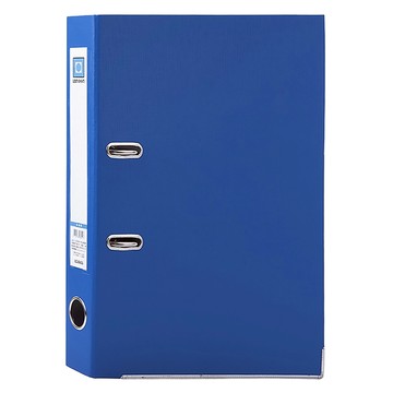 連勤牌文具 精裝二孔拱型夾 方形G眼  藍色  1本