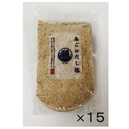 はぎの食品(株)　あごのだし塩　160g　 (15個セット)