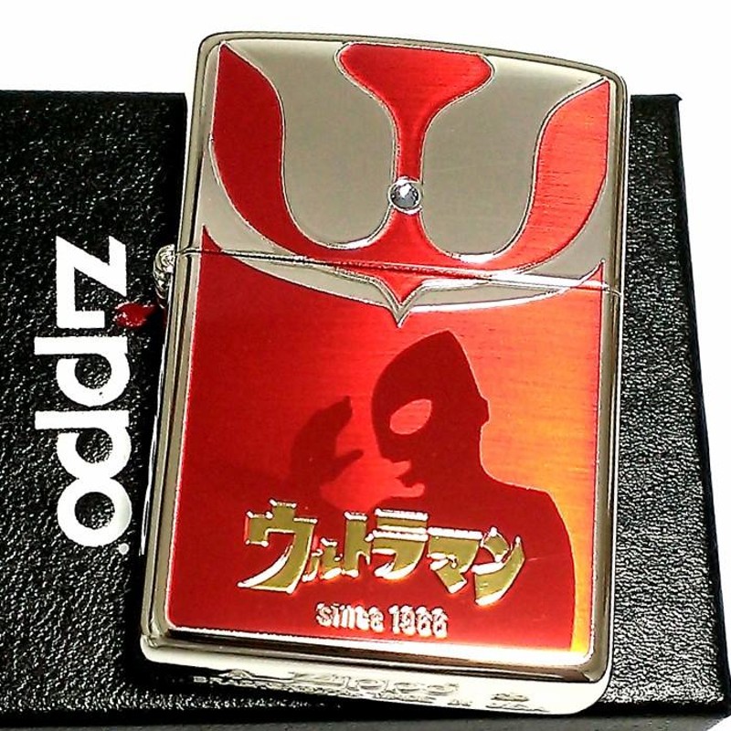 ZIPPO ライター ウルトラマン ジッポ レッド＆シルバー 裏面バルタン