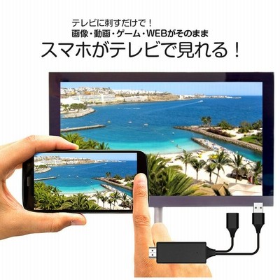 スマホ テレビに映す Iphone 有線 ケーブル ミラーリング 大画面 Hdmi 動画 写真 画像 ミラーリングケーブル V Mcs02 ヴァーテックス 父の日 通販 Lineポイント最大get Lineショッピング