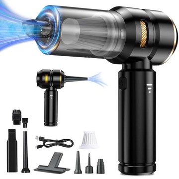 車載吸塵器手持無刷大功率除塵充氣一體大吸力兩用迷你汽車吹塵器