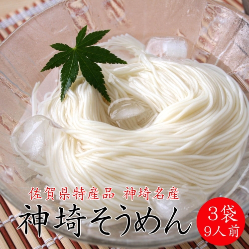 佐賀県特産品 神埼そうめん 3入 (H014122)