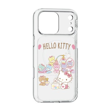 Slimax Hello Kitty 磁吸手機殼 iPhone Air 18 17 16 15 Plus/Pro Max 凱蒂可愛小熊 imos聯名 膜料包膜保護殼