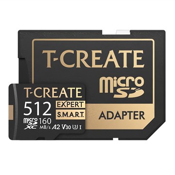 TEAMGROUP 十銓 T-CREATE EXPERT S.M.A.R.T. Micro SDXC 記憶卡 含轉卡  512GB  1個