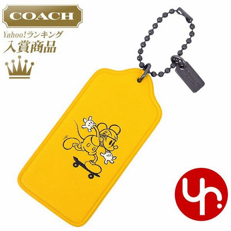 コーチ Coach アクセサリー キーホルダー F ブラック バナナ コーチ ディズニー コラボ レザー ハングタグ チャーム キーリング アウトレット レディース 通販 Lineポイント最大0 5 Get Lineショッピング