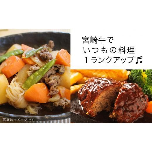 ふるさと納税 宮崎県 川南町 宮崎牛こま肉＆ミンチセット1kg