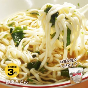 非常食 保存食 即席うどん1食パック 麺類 防災用品 3年保存