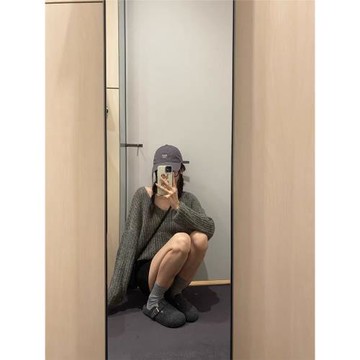 真皮厚底勃肯鞋女內增高秋冬新款外穿加絨毛毛棉鞋懶人包頭半拖鞋