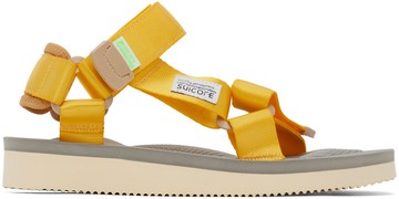 SUICOKE 黄色 & 米色 DEPA-Cab 凉鞋