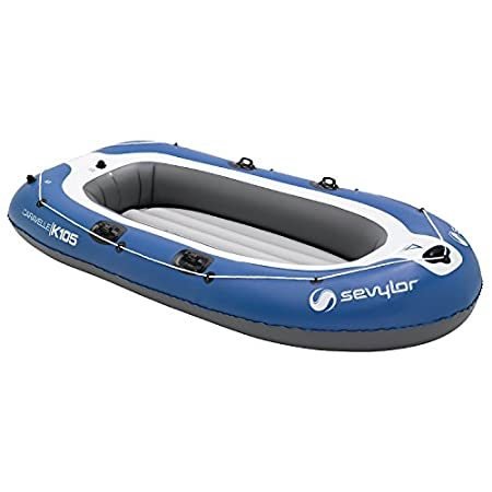 Sevylor Caravelle Inflatable Boat Blue White, Three Person by Sevylor