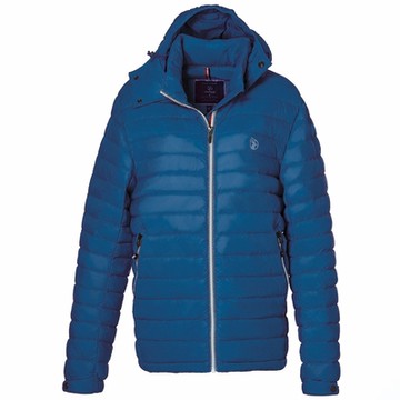 WILDLAND荒野-男700FP可拆帽極暖鴨絨外套帝國藍色