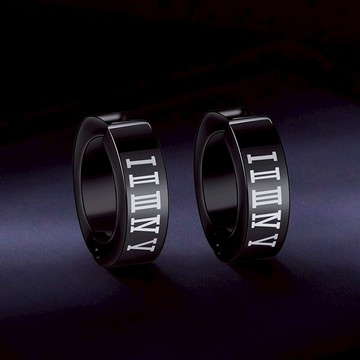 男士耳夾潮嘻哈簡約無耳洞耳釘韓版個性小眾鈦鋼潮牌學生耳環耳飾