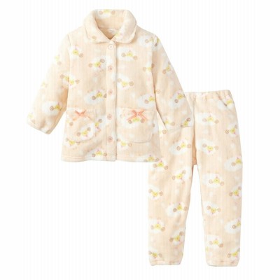 マイクロファイバー前開きパジャマ 女の子 子供服 キッズパジャマ Kids Pajamas 通販 Lineポイント最大get Lineショッピング