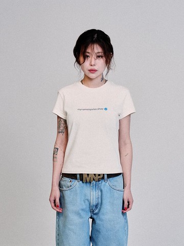 PETER.SHOP T-SHIRTS [WHITE]