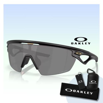 【Oakley】Sphaera 運動太陽眼鏡(OO9403-23 Prizm Black 鏡片)