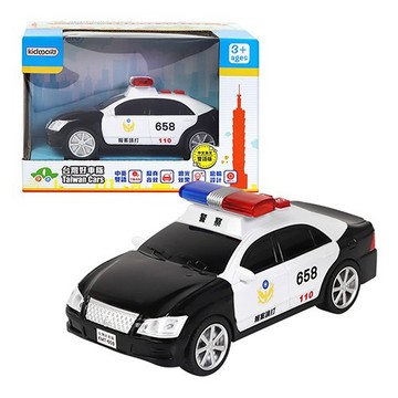 正版 台灣好車隊-迷你警車 中英雙語 (內附電池) 迷你救援車隊 ST安全玩具 兒童玩具【小胡玩具(電子發票)】